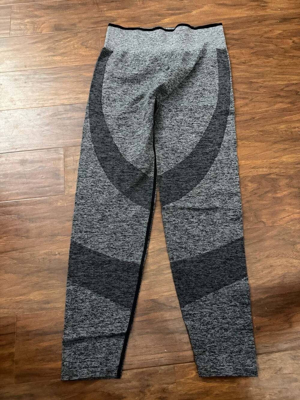 Victoria's Secret PINK Seamless High-Waist Full Length Leggings Gray Black
